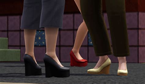Mod The Sims Tutorial Making High Heeled Shoes With Custom Elevation