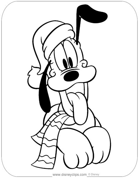 Free printable goofy coloring pages for kids goofy, the adorable character from the walt disney productions, is a favorite amongst children of all ages. Disney Christmas Coloring Pages | Disneyclips.com