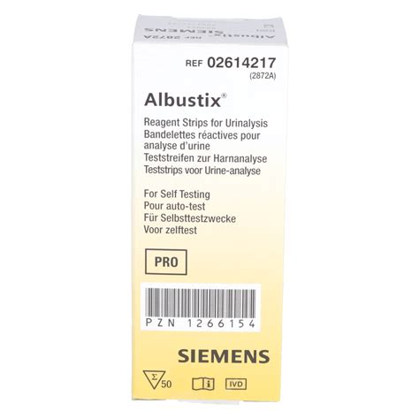 Siemens Albustix Urine Test Strips Doccheck Shop