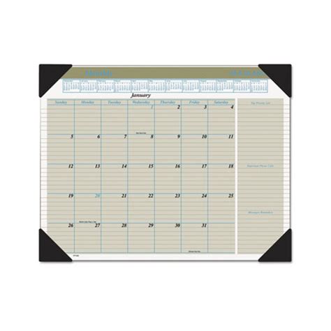 At A Glance Executive Monthly Desk Pad Calendar Aaght1500