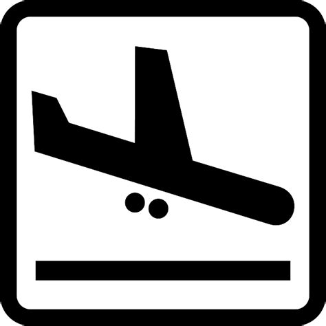Arrivals Airport Landing Free Vector Graphic On Pixabay