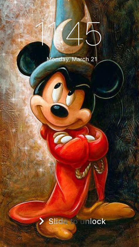 Iphone 8 Plus Lock Screen Iphone Lock Screen Mickey Mouse Wallpaper