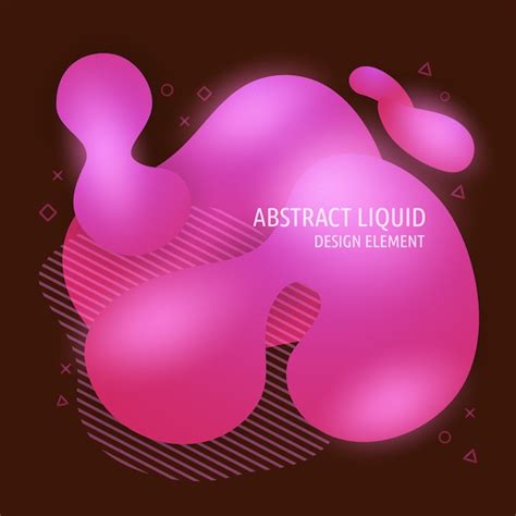 Premium Vector Abstract Modern Flowing Liquid Shapes Design Elements