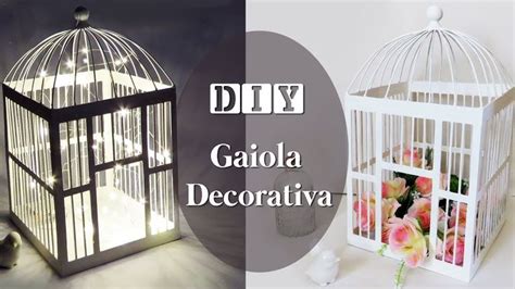 Diy Como Fazer Gaiola Decorativa Com Palitos De Picolé E Arame 💖 Diy Popsicle Sticks Craft Bi
