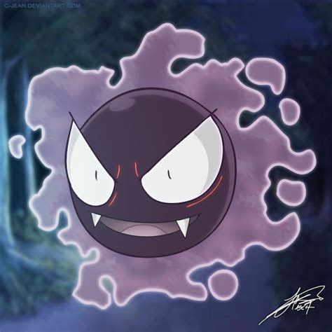 092 Gastly By C Jean On Deviantart