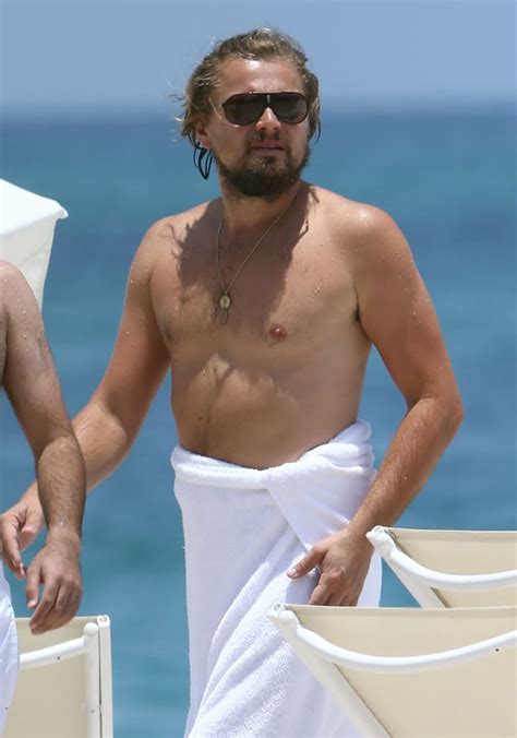 Shirtless Leonardo Dicaprio In Miami Beach Pictures Popsugar