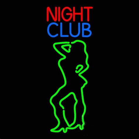 Neon Sign For Pole Dance Girl Strip Club Red Strip Girls Red Night Club