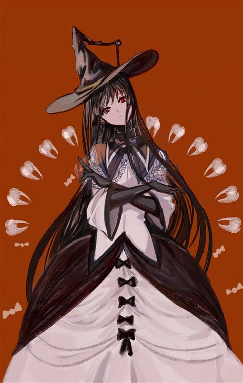 Puella Magi Madoka Magica Homura Akemi Doodle Halloween Pixiv