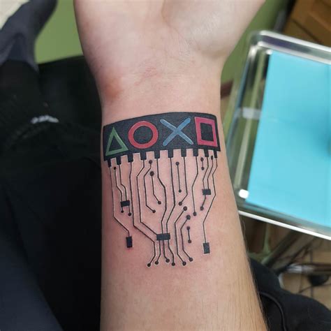 My First Tattoo An Homage To The Playstation Which Kickstarted My Love