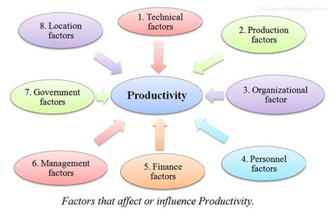 Factors That Affect Productivity Productivity Business Education