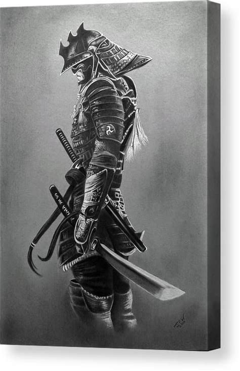 Samurai Canvas Print Canvas Art By Jpw Artist Samurai Tattoo