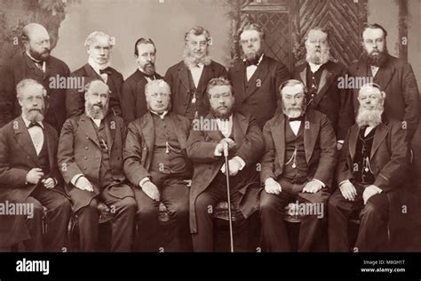 Charles Haddon Spurgeon 1834 1892 With The Trustees Of The Stockwell