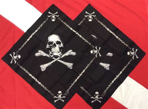 2 Jolly Roger Pirate Bandanas Rothco Survival Emergency Tactical