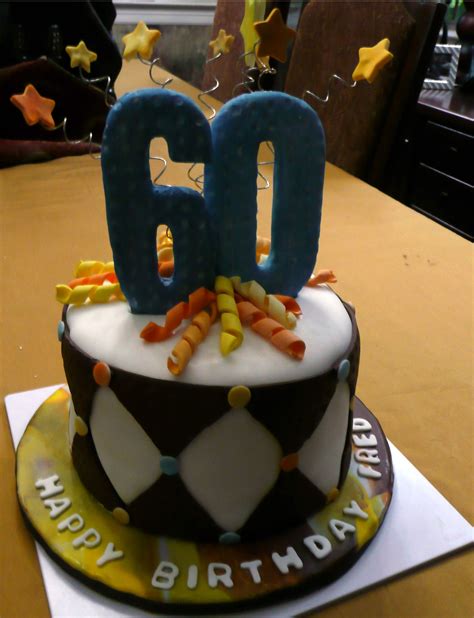 60th Birthday Cake 60th Birthday Cakes Cake Cake Decorating