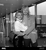 Pop star rick wakeman and his wife nina carter Black and White Stock ...