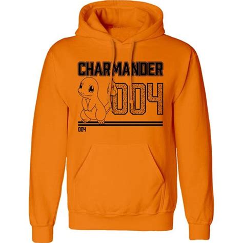 Pokémon Charmander 004 Line Art Hooded Sweater
