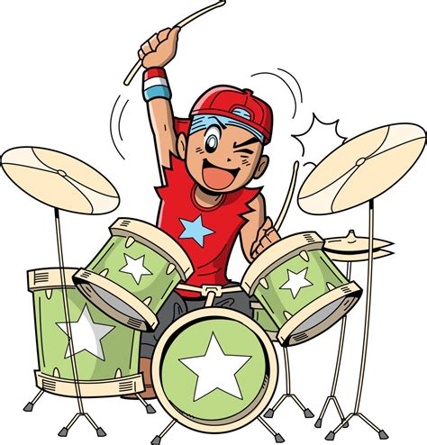 Cartoon Drummer Clipart Best