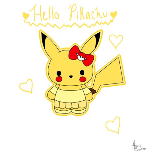 Hello Pikachu By Neko Lolita Mimiko12 On Deviantart