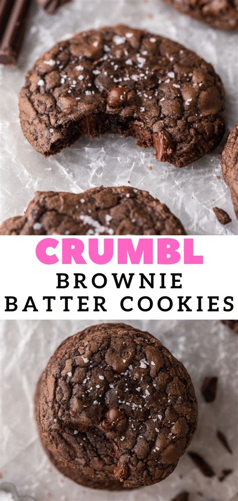Crumbl Brownie Batter Cookies Recipe Crumble Cookie Recipe Brownie