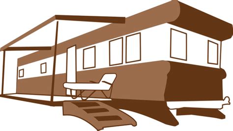 Free Clip Art Mobile Home By Pearish