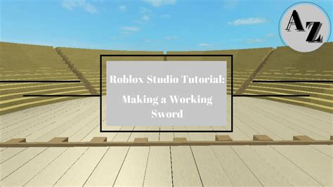 Roblox Studio Tutorial Making A Working Sword Youtube