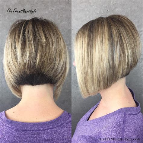 Each hairstyle has its own requirements. Stacked Bob for Thin Hair - The Full Stack: 50 Hottest ...