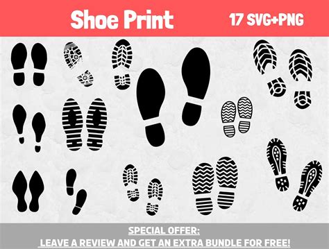 Shoe Print Svg Shoeprint Cut Files Shoeprint Svg True Crime Etsy New