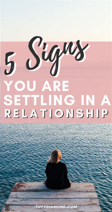 Signs That Youre Settling In A Relationship — Tiffy Diamond