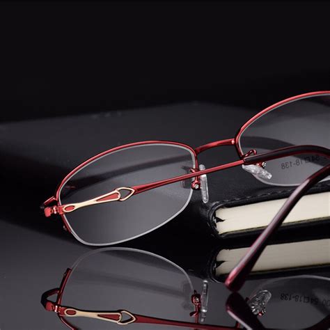 buy alloy elegant women glasses frame female vintage optical glasses plain eye