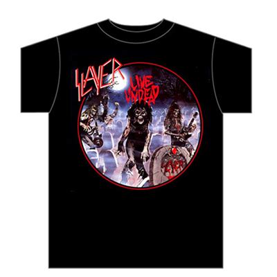 This slayer does double damage to all of the creatures in its category. Slayer/Slayer 「Live Undead」 Tシャツ Mサイズ