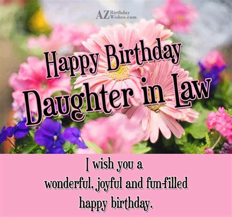 Happy Birthday Daughter In Law