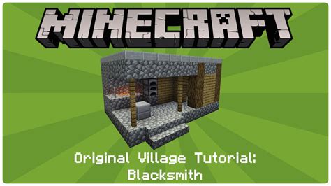 How To Build An Npc Village Blacksmith Youtube