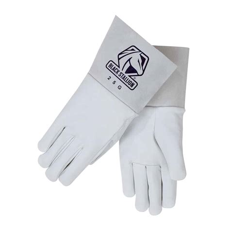 We believe in doing well by doing good and are committed to managing our business in a way that respects and contributes positively to. Black Stallion Pearl White Grain Goatskin 25G TIG Glove ...