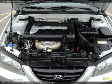 20 Liter Dohc 16v Vvt 4 Cylinder Engine For The 2006 Hyundai Elantra