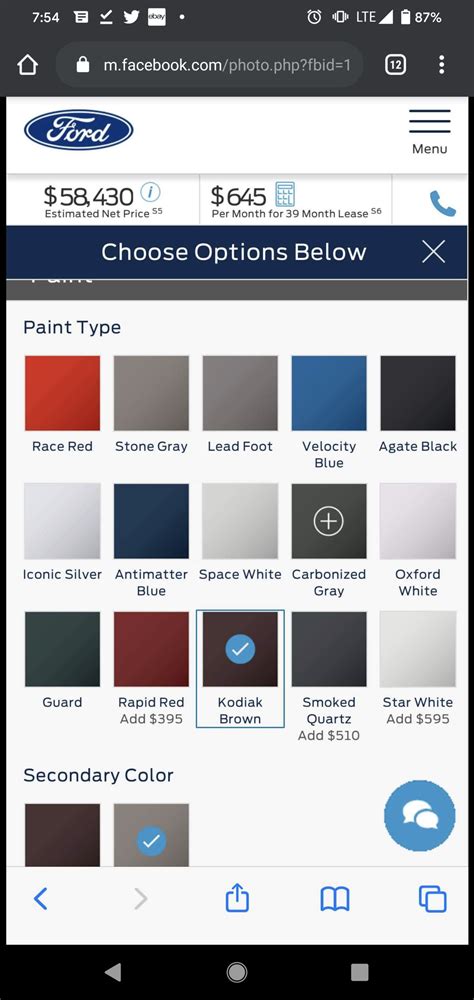 Ford F150 Paint Colors