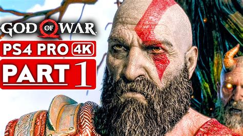 God Of War 4 Gameplay Walkthrough Part 1 4k Hd Ps4 Pro No