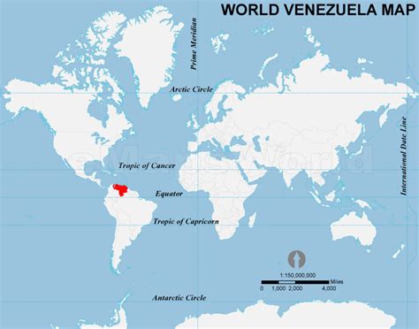 Venezuela Location Map Location Map Of Venezuela