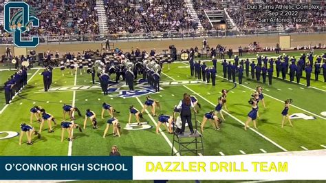 Oconnor High School Dazzler Drill Team September 2 2022 Youtube