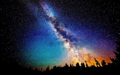 Nuestra Galaxia La Vía Láctea En El Cielo Nocturno Las Mejores