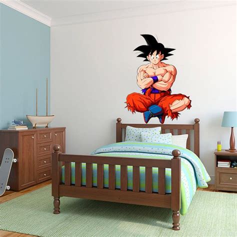 Goku Dragonball Z Decal Son Goku Wall Decal By Ultimatewalldecals