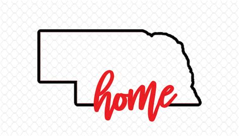 Nebraska Svg Nebraska State Outline Nebraska Home Etsy