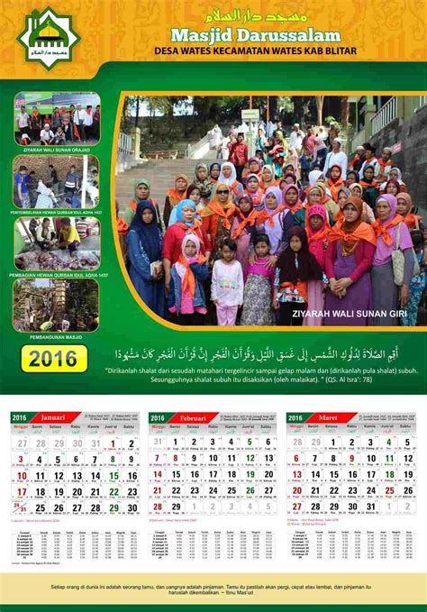 Desain Kalender Sekolah Keren 56 Koleksi Gambar