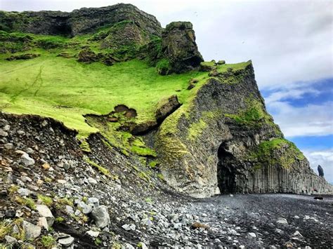 The Basalt Column Caves At Reynisfjara Beach In Vík Iceland Travel