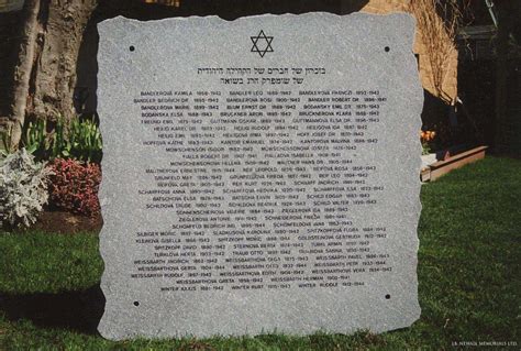 Jewish Memorial Plaques Hebrew Headstones And Gravestones Jb Newall