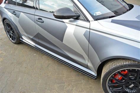Dokładki Progów Audi Rs6 C7c7 Fl Gloss Black Nasza Oferta Audi