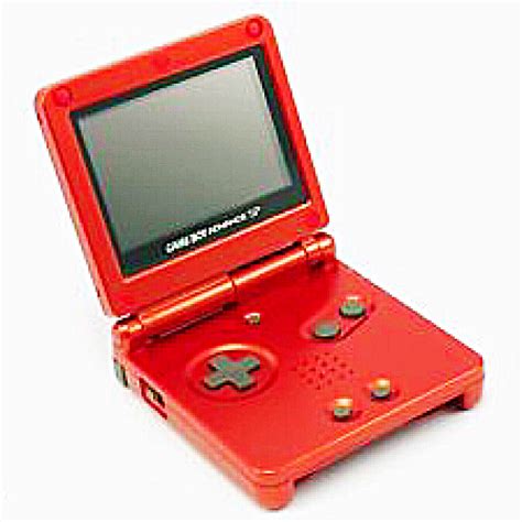 Amazon Com Nintendo Game Babe Advance SP Console Flame Red Video Games