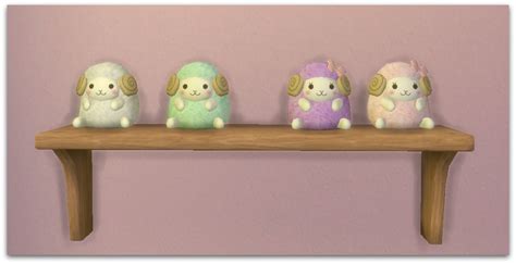 My Sims 4 Blog Cute Sheep Plushies By Nooboominicule