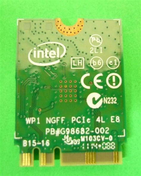 Intel Wireless Ac 3160 3160ngw M2 Wifi Card Bluetooth V40hs Dell Pn