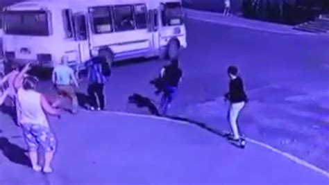 Horrifying Moment Girl 4 Dragged Down Road By Bus In Front Of Mum After Doors Closed On Her