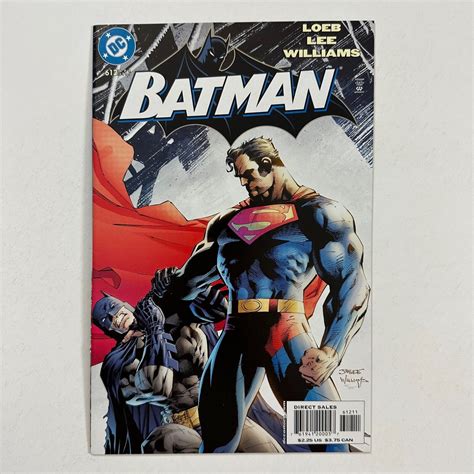 Mavin Batman 612 Jim Lee Superman Hush Storyline 2003 Dc Comics